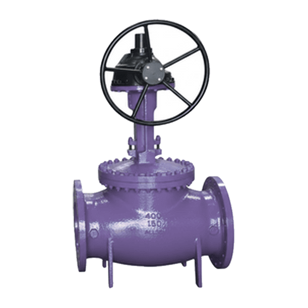 ALLSEN flanged globe valve with rising stem and handwheel